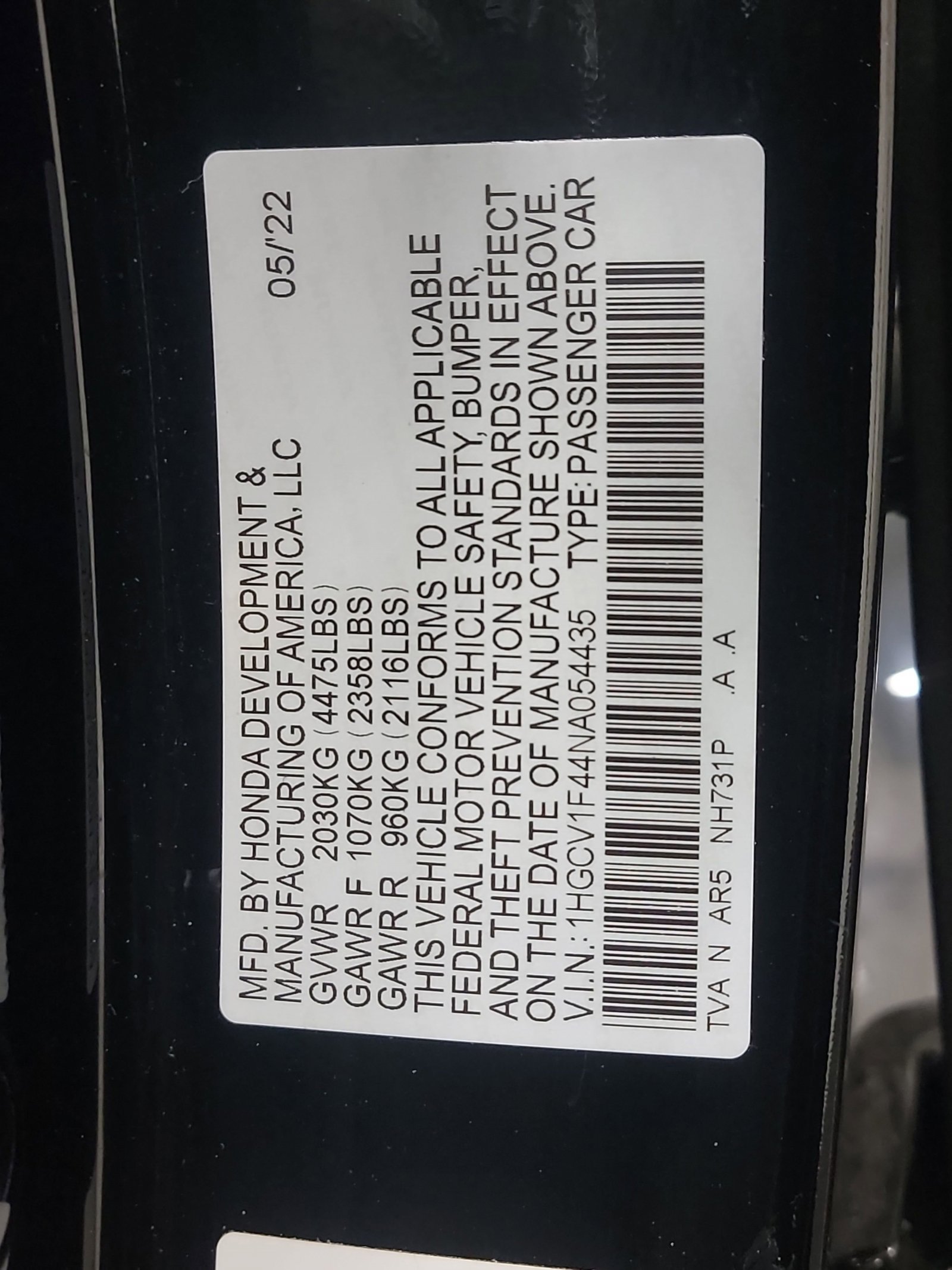 Certified 2022 Honda Accord Sport Special Edition image 32