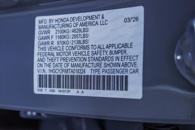 New 2026 Honda Accord EX-L image 24