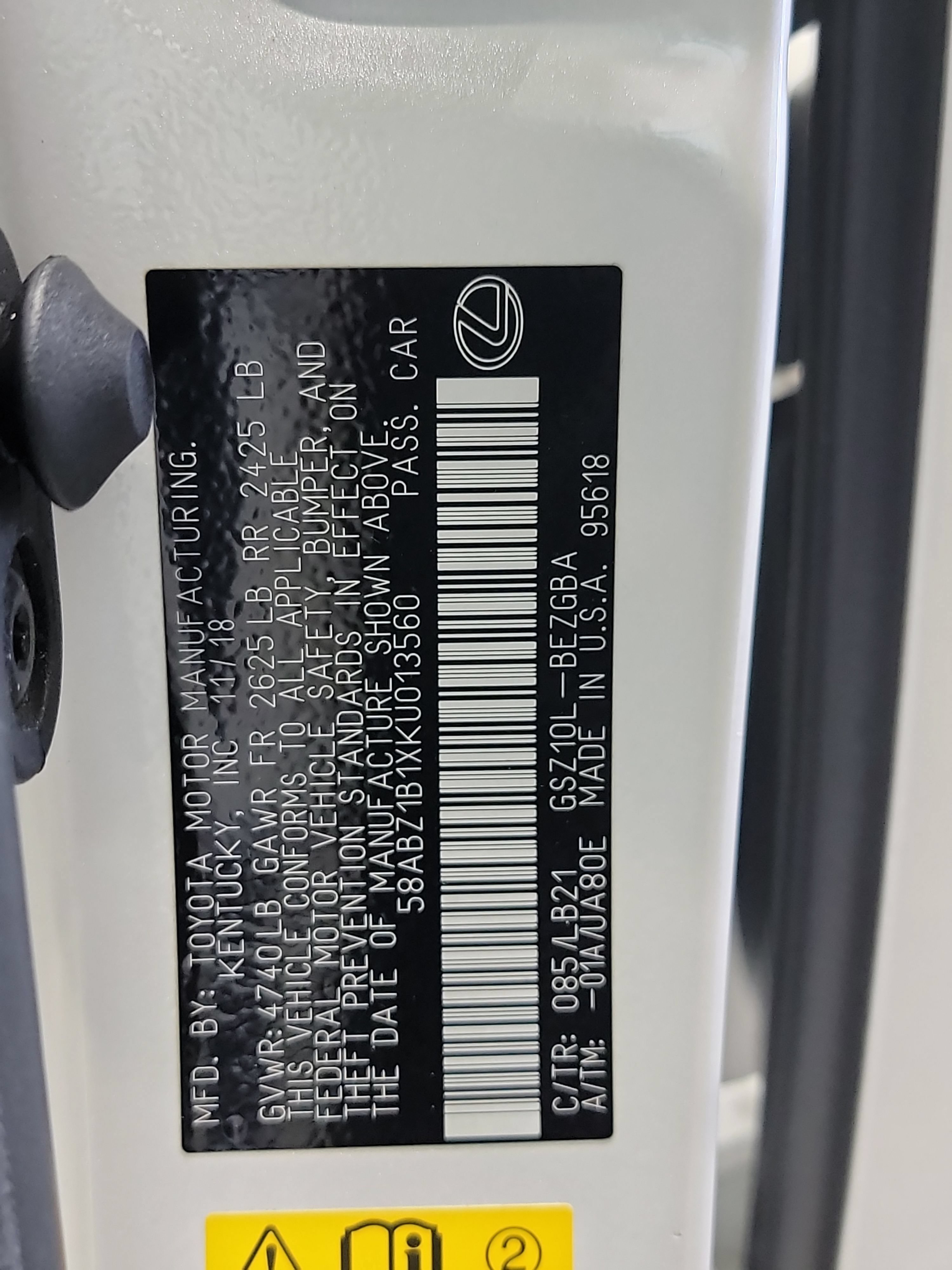 Used 2019 Lexus ES 350 w/ Accessory Package 2 FWD image 33