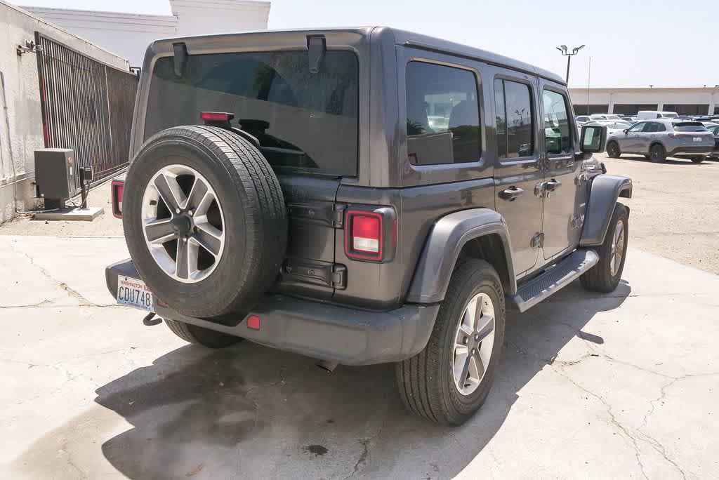 Used 2020 Jeep Wrangler Unlimited Sahara w/ Uconnect 4C Nav & Sound Group AWD/4WD image 8