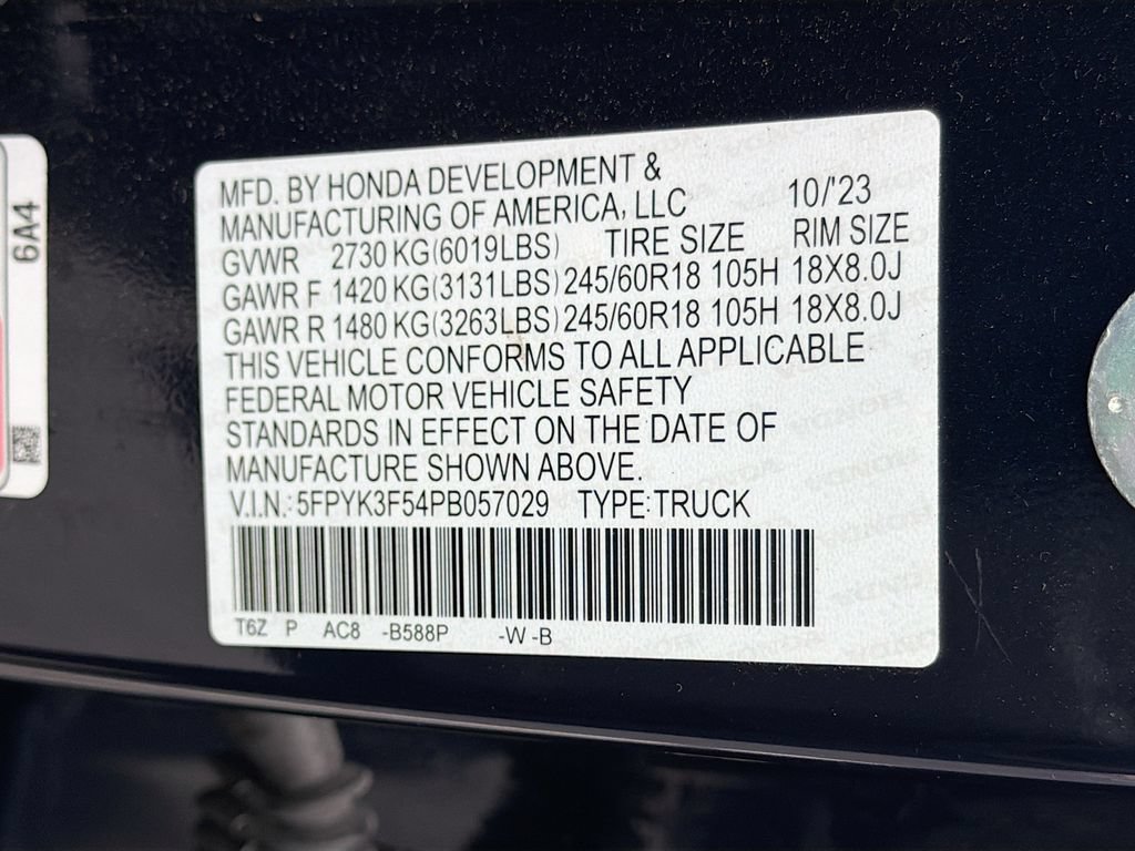 Used 2023 Honda Ridgeline RTL image 31