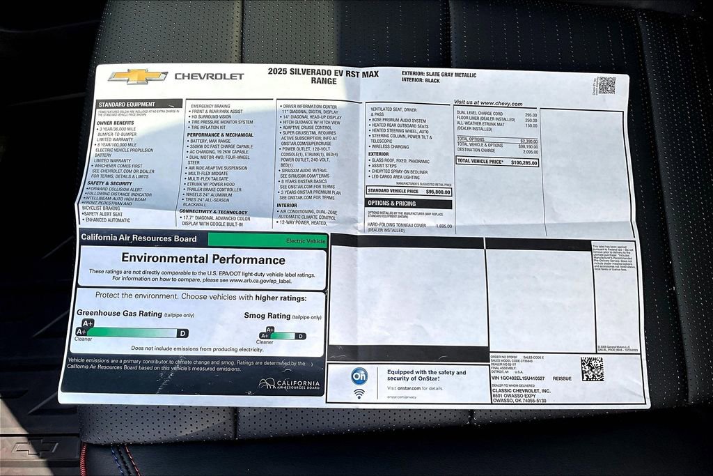 New 2025 Chevrolet Silverado EV RST AWD/4WD image 13