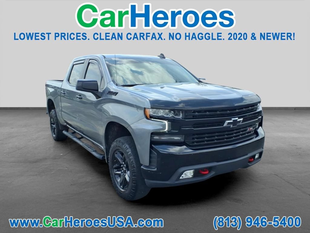 Used 2021 Chevrolet Silverado 1500 LT Trail Boss w/ Bed Protection Package AWD/4WD image 1