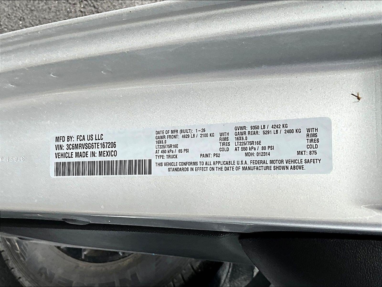 New 2026 RAM ProMaster 3500 w/ Quick Order Package 22H SLT+ FWD image 12