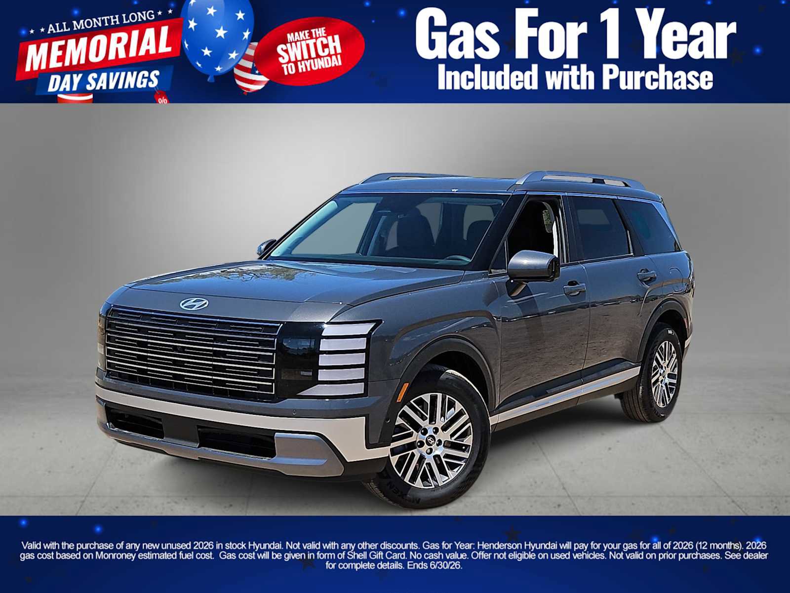 New 2026 Hyundai Palisade SEL