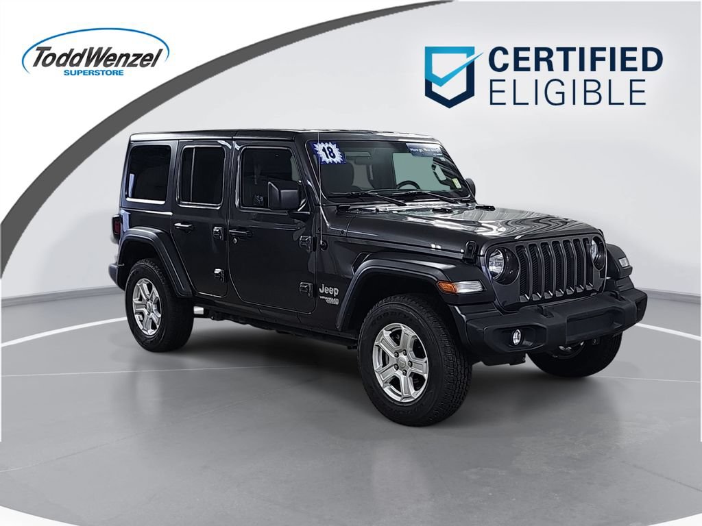 Used 2018 Jeep Wrangler Unlimited Sport S AWD/4WD image 1