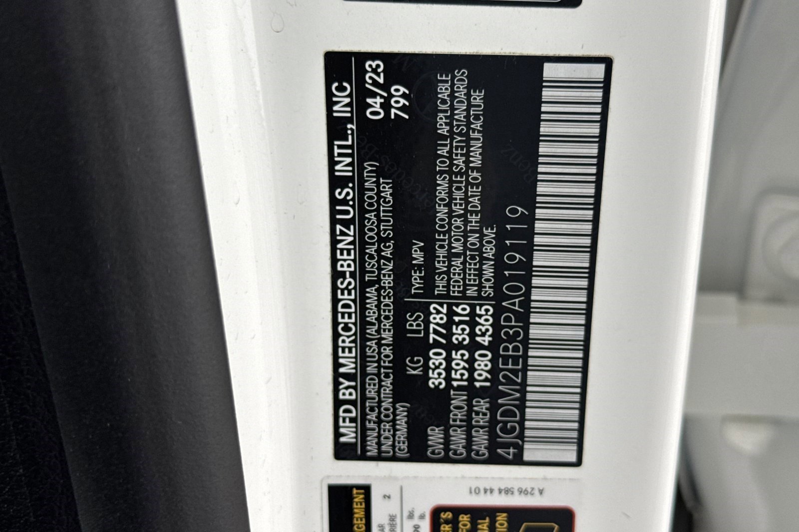 Certified 2023 Mercedes-Benz EQS 450+ 4MATIC SUV image 18