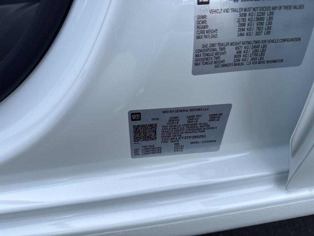 New 2026 Chevrolet Silverado 2500 W/T AWD/4WD image 35