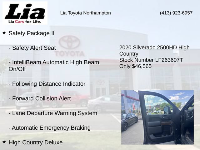 Used 2020 Chevrolet Silverado 2500 High Country w/ Z71 Off-Road Package AWD/4WD image 14