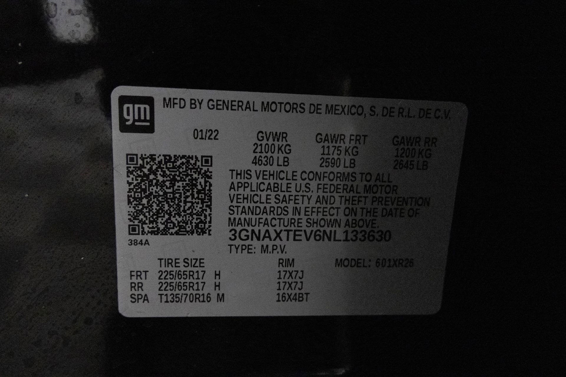 Certified 2022 Chevrolet Equinox LT w/ LPO, Floor Liner Package image 45