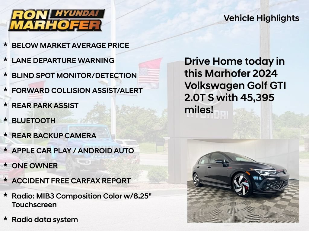 Used 2024 Volkswagen GTI S FWD image 13