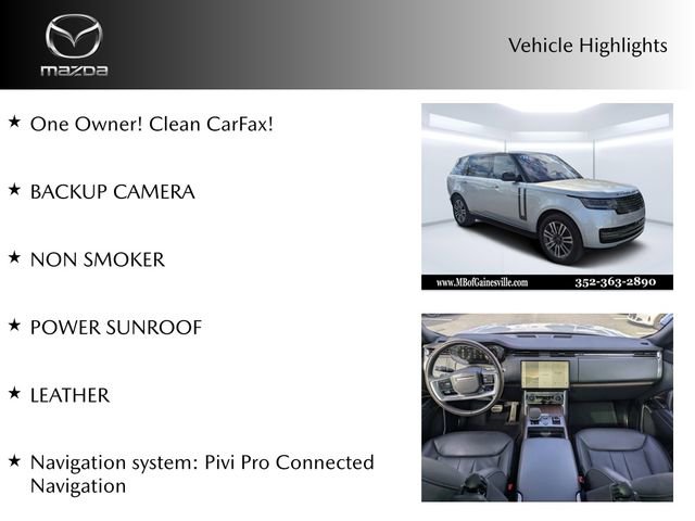 Used 2023 Land Rover Range Rover Long Wheelbase SE image 2