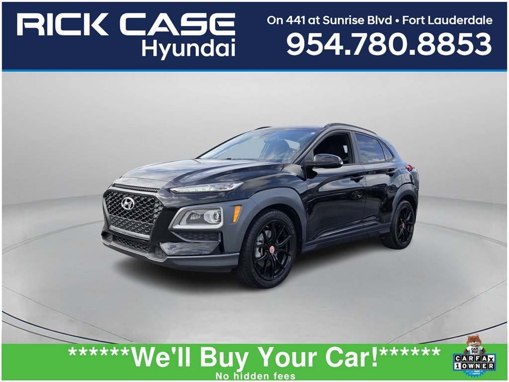 Certified 2021 Hyundai Kona Night w/ Cargo Package