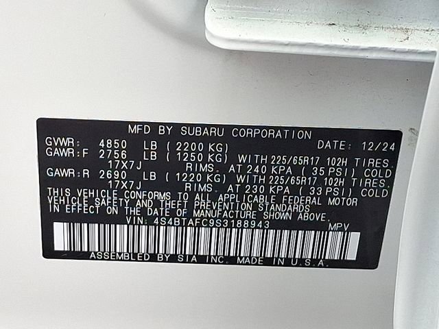 Certified 2025 Subaru Outback Premium image 29