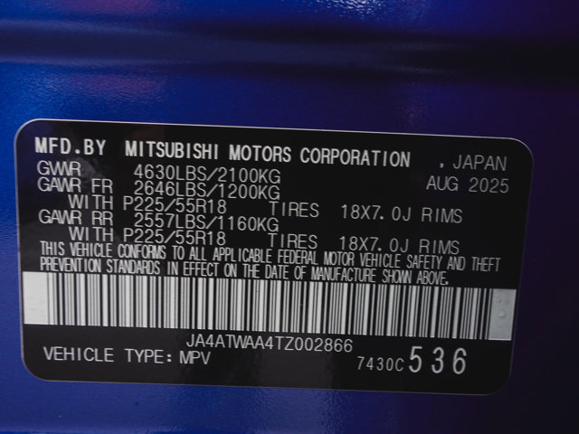 New 2026 Mitsubishi Eclipse Cross SEL image 14