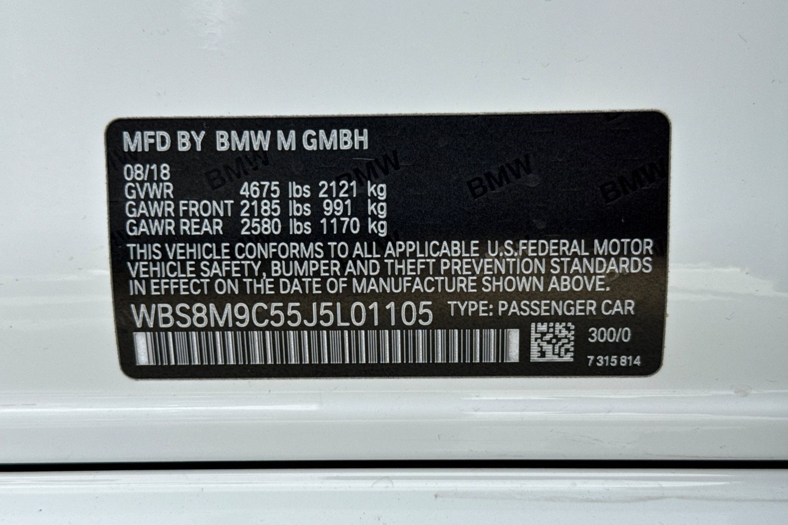Used 2018 BMW M3 w/ Competition Package RWD image 27