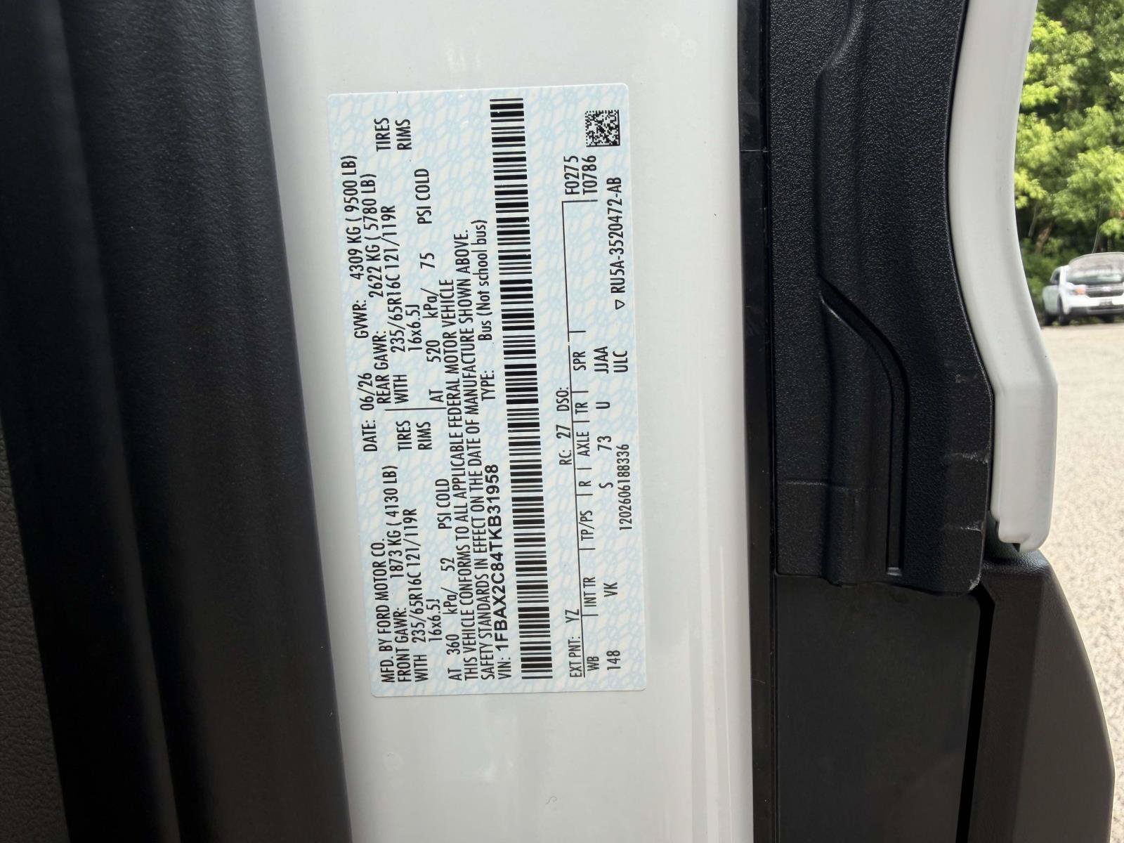 New 2026 Ford Transit 350 XL RWD image 33