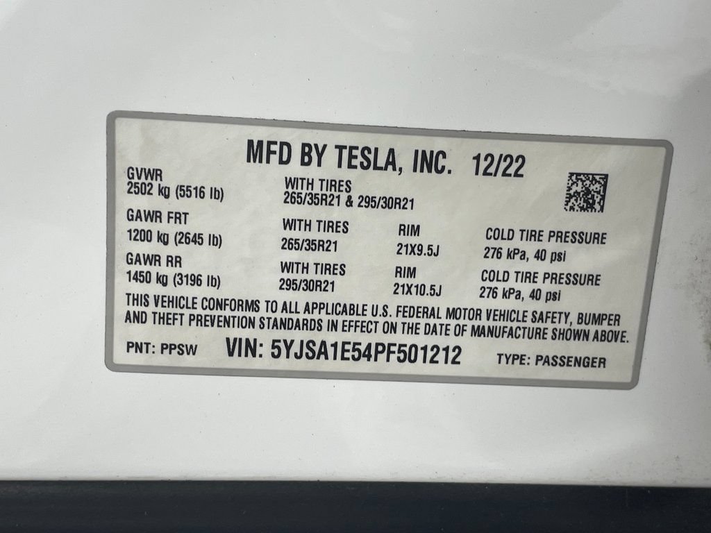 Used 2023 Tesla Model S AWD/4WD image 27