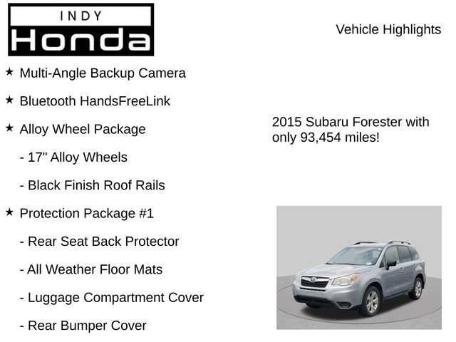 Used 2015 Subaru Forester 2.5i w/ Alloy Wheel Package AWD/4WD image 7