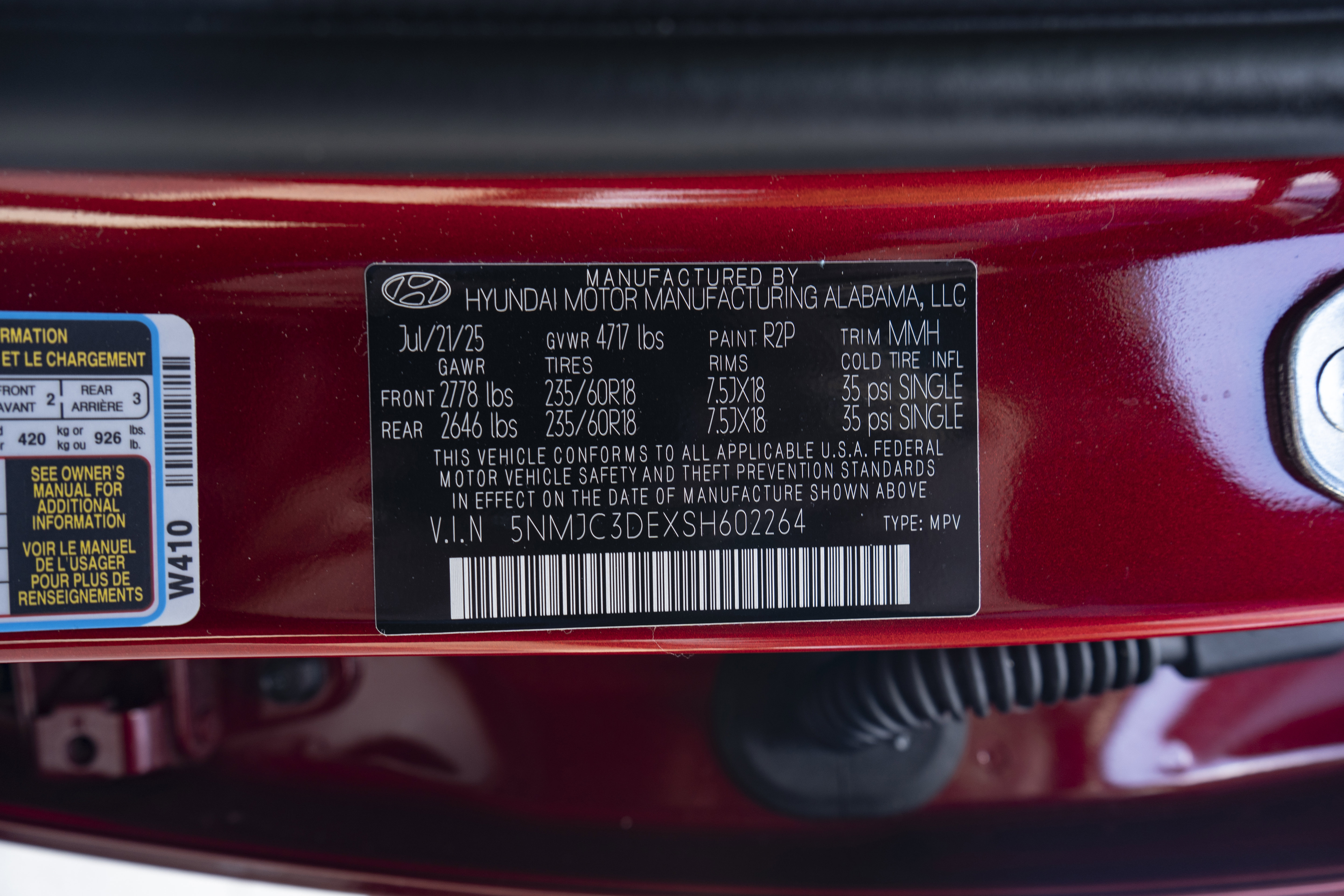 Used 2025 Hyundai Tucson SEL FWD image 45