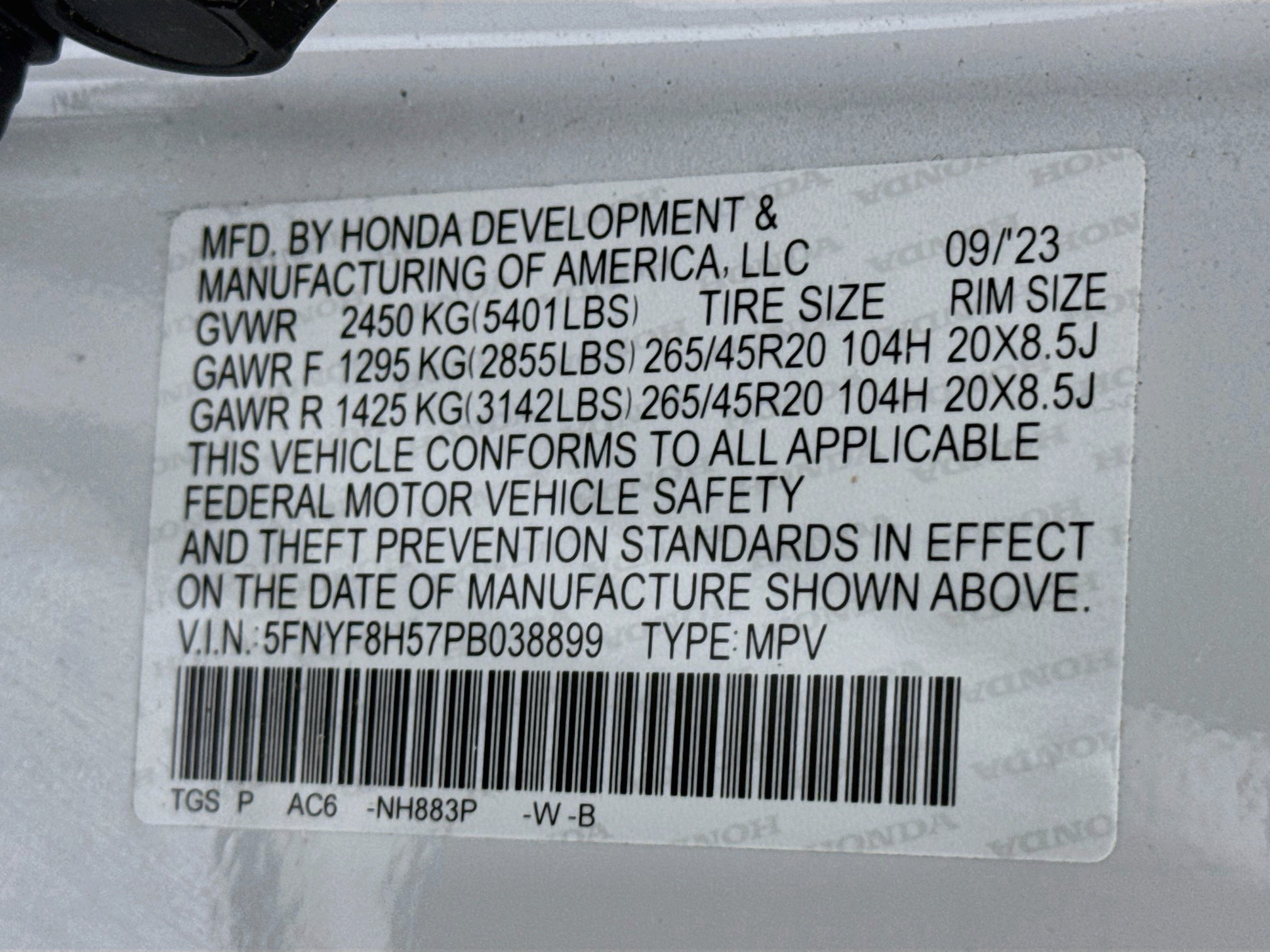 Certified 2023 Honda Passport EX-L image 31