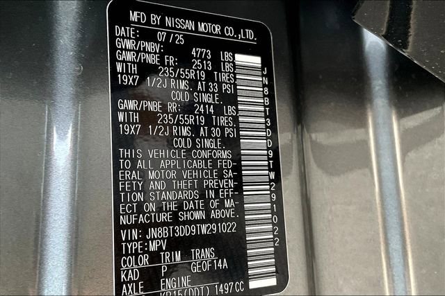 New 2026 Nissan Rogue Platinum w/ Platinum Premium Package image 8