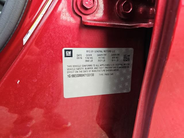 Used 2017 Chevrolet Cruze LT w/ Convenience Package FWD image 31