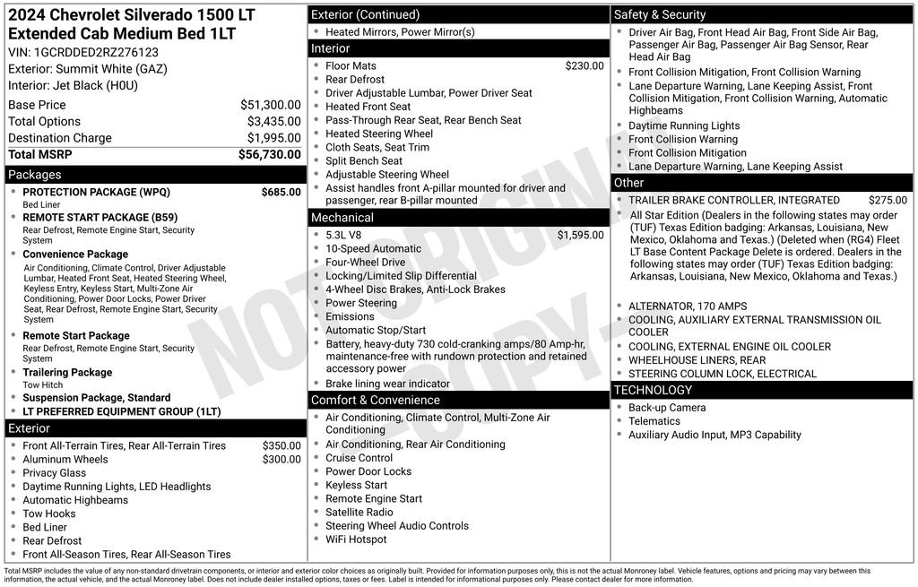 Certified 2024 Chevrolet Silverado 1500 LT w/ Protection Package AWD/4WD image 34
