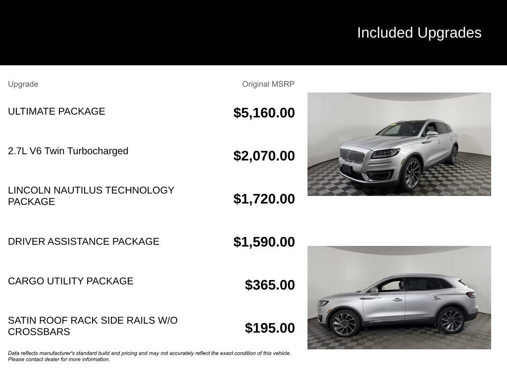 Used 2019 Lincoln Nautilus Reserve w/ Ultimate Package AWD/4WD image 6