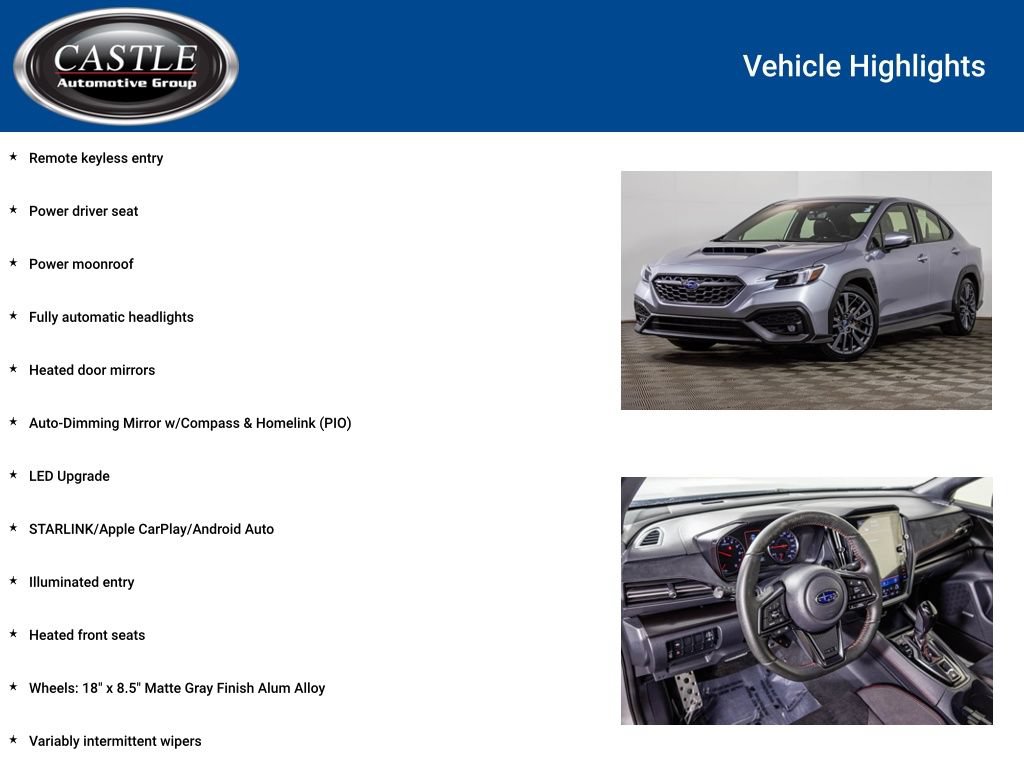 Used 2023 Subaru WRX GT AWD/4WD image 8
