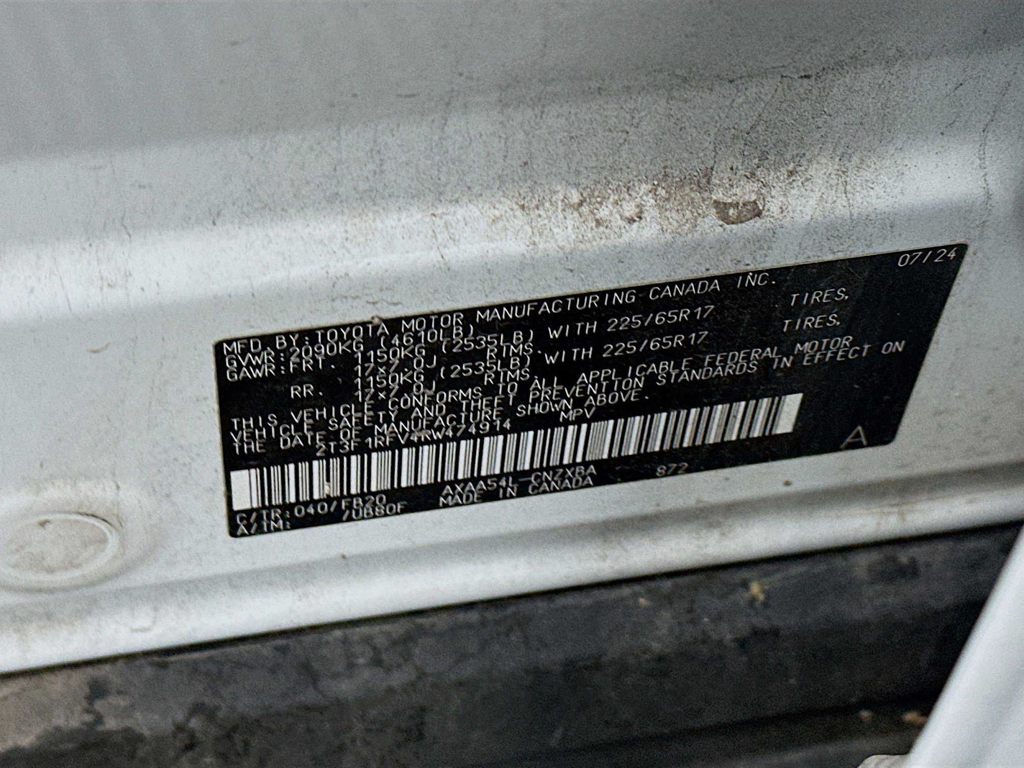 Used 2024 Toyota RAV4 LE image 12