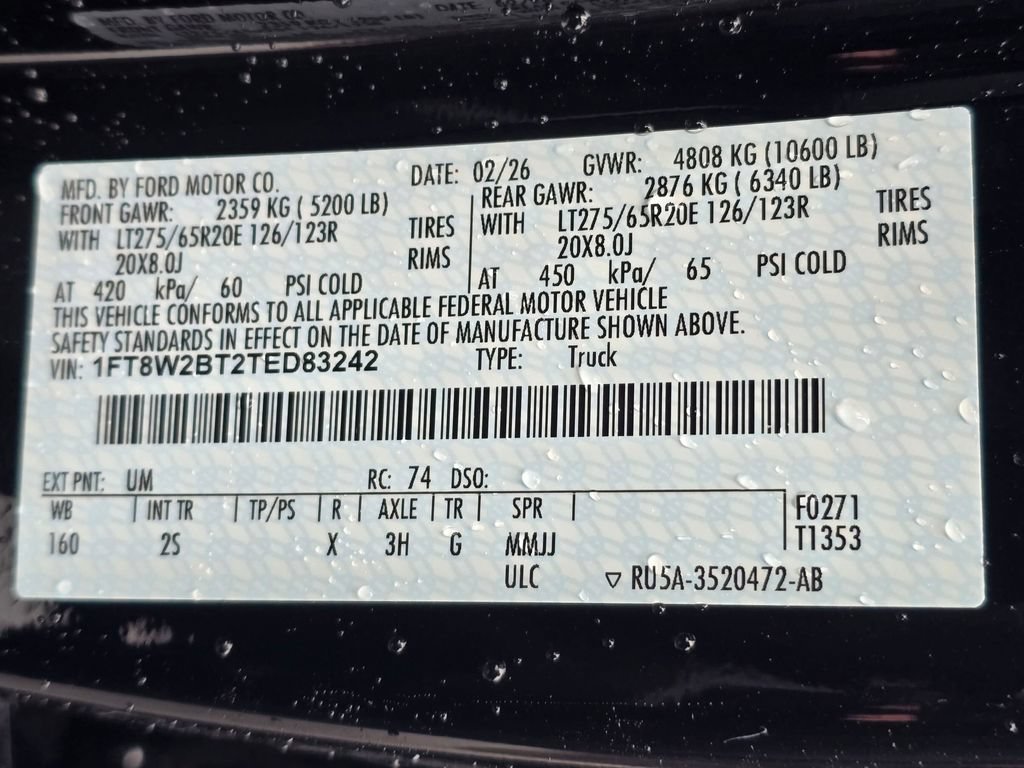 New 2026 Ford F250 XLT w/ XLT Premium Package AWD/4WD image 31
