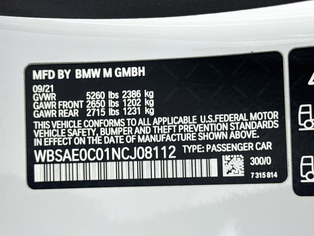Used 2022 BMW M8 Competition w/ Driving Assistance Package AWD/4WD image 32