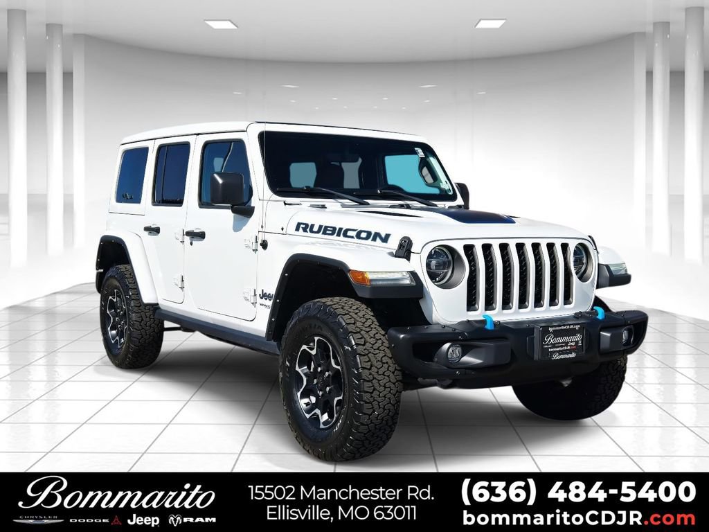 Used 2021 Jeep Wrangler Unlimited Rubicon 4xe w/ Steel Bumper Group