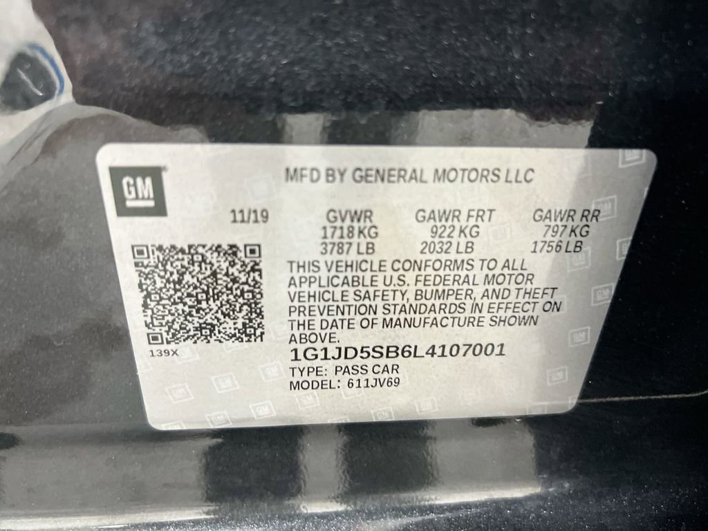 Used 2020 Chevrolet Sonic LT image 27