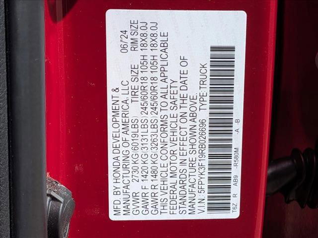 Certified 2024 Honda Ridgeline Sport image 22