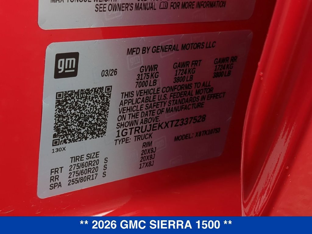 New 2026 GMC Sierra 1500 Elevation AWD/4WD image 25