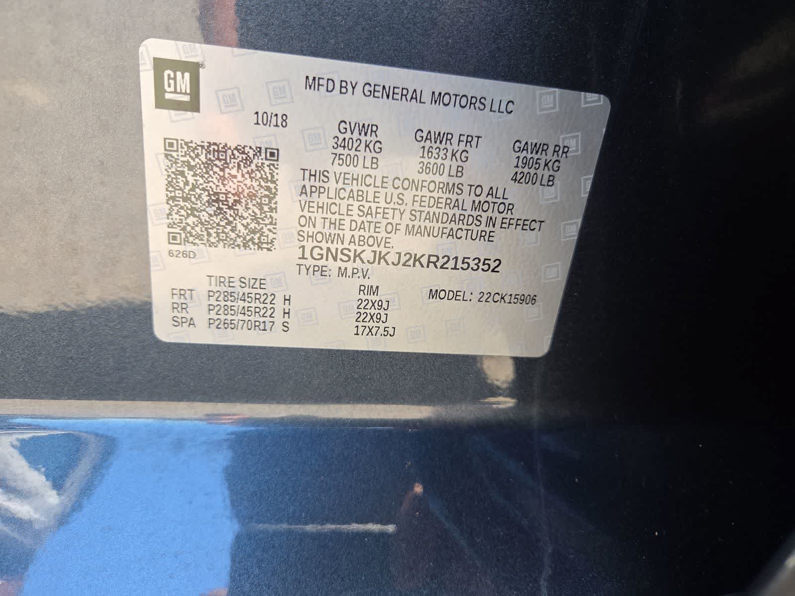 Used 2019 Chevrolet Suburban Premier AWD/4WD image 29