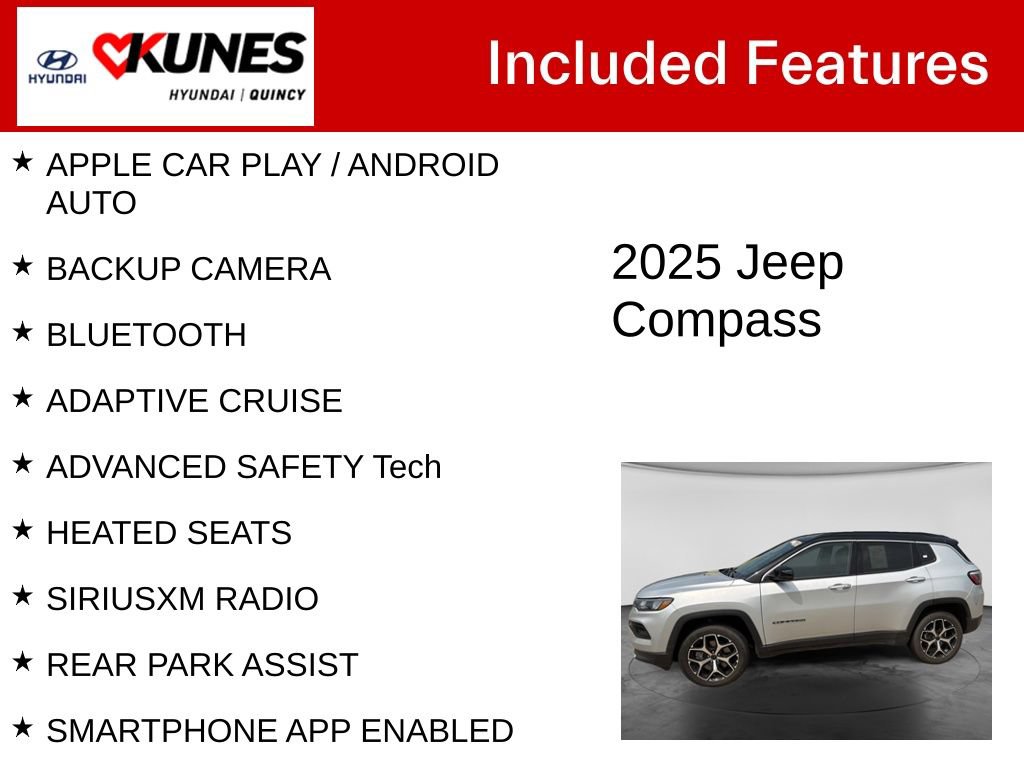 Used 2025 Jeep Compass Limited AWD/4WD image 2