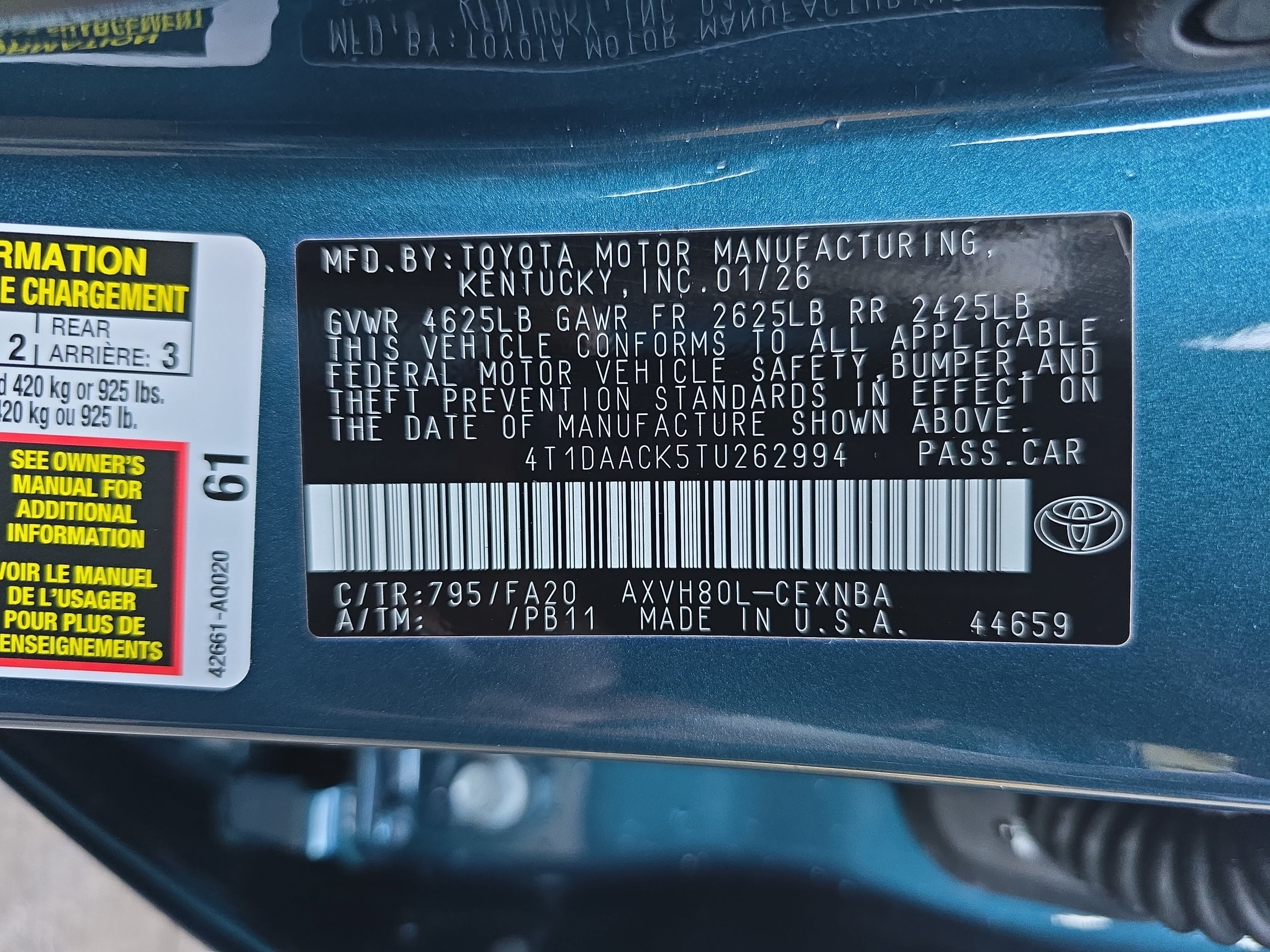Used 2026 Toyota Camry LE FWD image 33