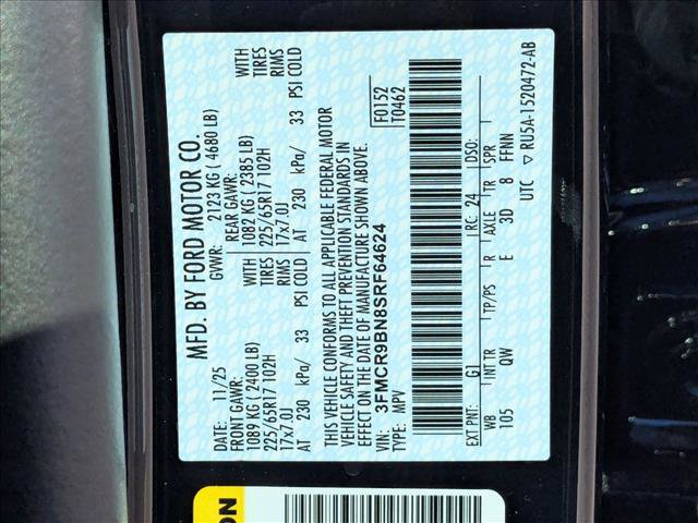 New 2025 Ford Bronco Sport Big Bend w/ Convenience Package image 17