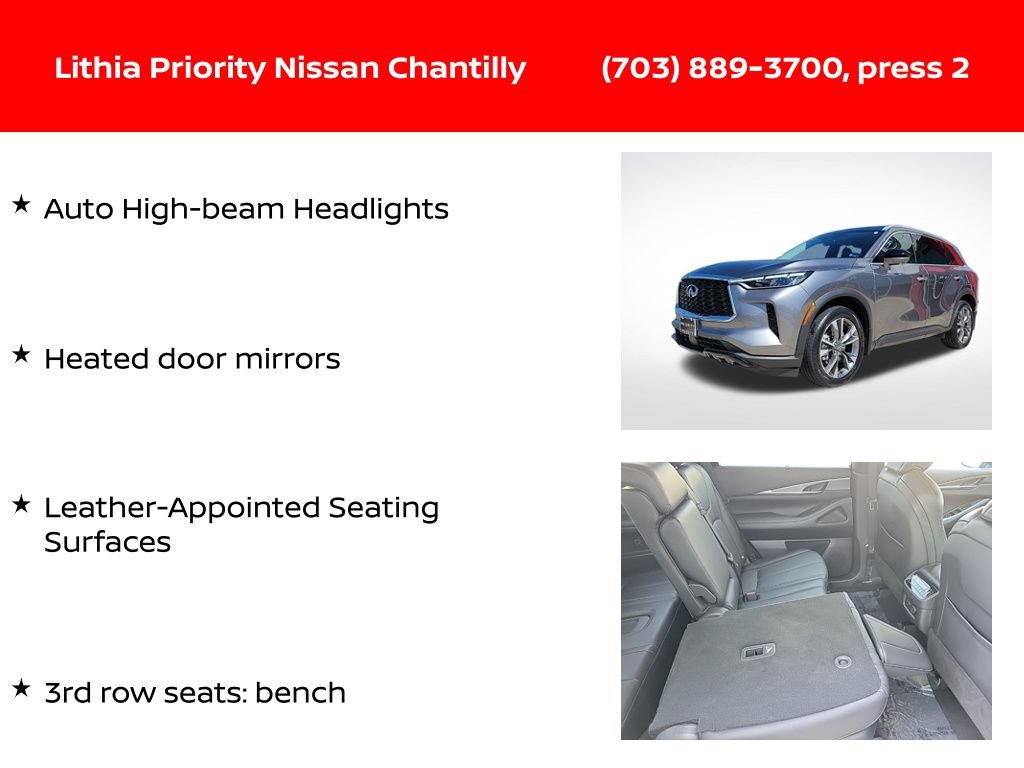 Used 2023 INFINITI QX60 Luxe w/ Cargo Package AWD/4WD image 12