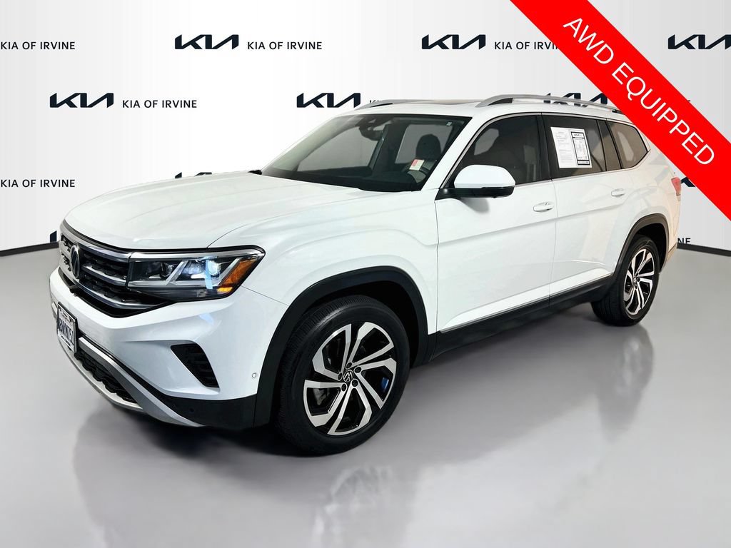 Used 2021 Volkswagen Atlas SEL Premium AWD/4WD image 3