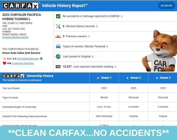 Used 2022 Chrysler Pacifica Touring-L image 4