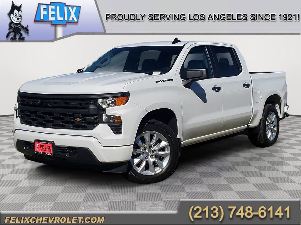 Used 2023 Chevrolet Silverado 1500 Custom w/ LPO, Dark Essentials Package