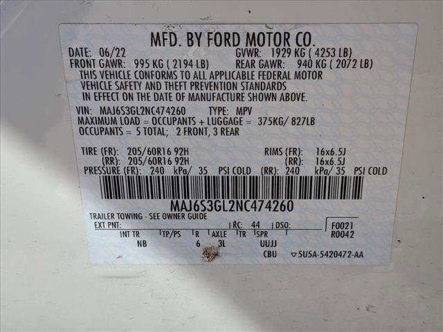 Used 2022 Ford EcoSport SE w/ SE Convenience Package image 25