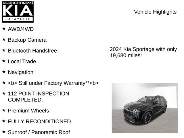 Used 2024 Kia Sportage X-Line w/ X-Line Premium Package AWD/4WD image 7