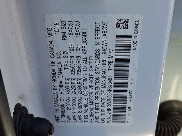 Used 2019 Honda CR-V EX-L image 29
