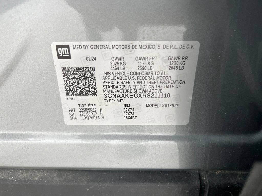 Used 2024 Chevrolet Equinox LT w/ LPO, Floor Liner Package FWD image 31