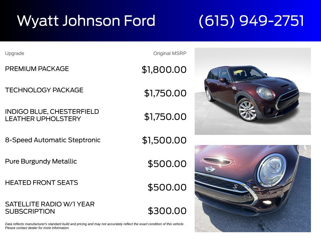 Used 2016 MINI Cooper Clubman S FWD image 5